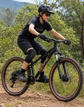 Bicicleta Sense Infantil Aro 24 Grom Fun G2 Shimano 9V MTB Cor:Azul Bicicleta Sense Infantil Aro 24 Grom Fun G2 Shimano 9V MTB Cor:Azul