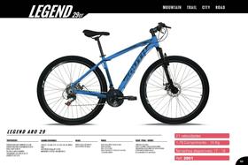 Bicicleta south legend azul