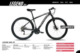 Bicicleta south legend preta