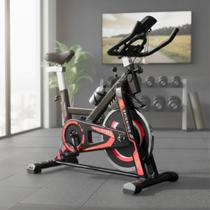 Bicicleta Spinning Ergométrica Profissional Roda Inércia 13kg Mecânica Carga 150kg Usuário 1.90m