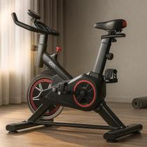 Bicicleta Spinning Premium Boas Ergométrica Semi Profissional Bike Sport Preto kxt ftiness