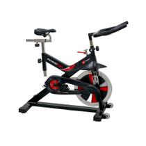 Bicicleta Spinning Profissional Powerrun Pr200 Red Line Disco 21kg 150kg Indoor - Preto/vermelho Bicicleta Spinning Profissional Powerrun Pr200 Red Line Disco 21kg 150kg Indoor - Preto/vermelho
