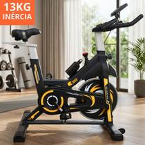 Bicicleta Spinning Profissional Roda 13kg Treino Casa Academia Suporta 120kg