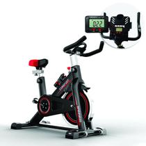 Bicicleta Spinning S100 Bike Ergométrica Exercícios Academia Treino em Casa com Garrafa Consport Porta Celular E Tablet