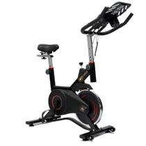 Bicicleta Spinning WCT Fitness 8Kg Roda de Inércia Cor Preto e vermelho