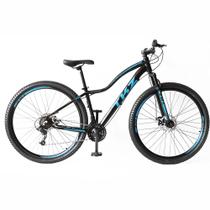 Bicicleta TKZ Torii Mountain Bike Aro 29 Freio a Disco Mecânico Câmbio Aluminum 24v Suspensão Ahead Set
