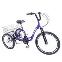 Bicicleta Triciclo Deluxe- Aro 26 Completo Com 21 Marchas Bicicleta Triciclo Deluxe- Aro 26 Completo Com 21 Marchas