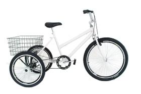 Bicicleta Triciclo Luxo Aro 26 Completo