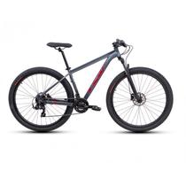 Bicicleta Tsw Ride Plus Cinza e vermelho Aro 29 Quadro 15,5