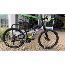 Bicicleta TUFF X-25 Shimano Dirt Jump Aro 26 Azul/Laranja TUFF 25 Grau