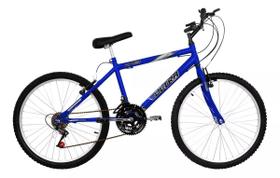 Bicicleta Ultra Aro 24 - 18 Velocidade - Azul