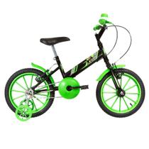 Bicicleta Ultra Kids T Preto E Verde Aro 16 - Ultrabike