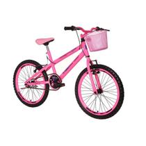 Bicicleta Vellares Spash Girl Aro 20 Feminina Rosa Neon