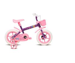 Bicicleta verden paty rosa e lilás c/ac aro 12
