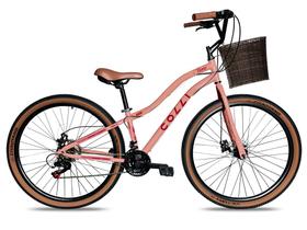 Bicicleta Viena Aro 29 Freio Disco 21v Com Cestão Colli Cor Bronze Tamanho Do Quadro 17