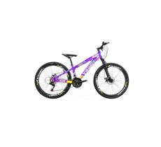 Bicicleta Viking Aro 26 Câmbio Importado 21v Vmaxx Lílas Amarelo Bicicleta Viking Aro 26 Câmbio Importado 21v Vmaxx Lílas Amarelo