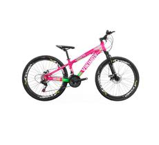 Bicicleta Viking Aro 26 Câmbio Importado 21v Vmaxx Rosa Verde Bicicleta Viking Aro 26 Câmbio Importado 21v Vmaxx Rosa Verde