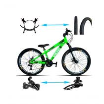 Bicicleta Viking Aro 26 Tuffx25/30 Vmaxx Freio Hidráulico 21v Verde Neon Bicicleta Viking Aro 26 Tuffx25/30 Vmaxx Freio Hidráulico 21v Verde Neon