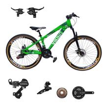 Bicicleta Vikingx Aro 26 Tuff 25 24v Cambio Shiamano Traseiro Dianteiro com Trocadores Freio Disco Mecanico Aluminio Unissex Bicicleta Vikingx Aro 26 Tuff 25 24v Cambio Shiamano Traseiro Dianteiro com Trocadores Freio Disco Mecanico Aluminio Unissex