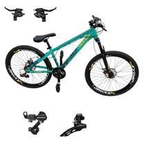 Bicicleta Vikingx Aro 26 Tuff 30 Aluminio 24v Trocadores / Cambio Shimano Traseiro Dianterio Freio Disco