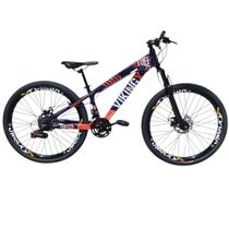 Bicicleta Vikingx Aro 26 Vmaxx Tuff 25 Roxo/Laranja Alumínio 13.8 Pneu Balão 21 Velocidades Bicicleta Vikingx Aro 26 Vmaxx Tuff 25 Roxo/Laranja Alumínio 13.8 Pneu Balão 21 Velocidades