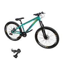 Bicicleta Vikingx Tuff 30 Aro 21V Cambio Traseiro Shimano Mtb Freerider Unissex