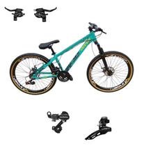 Bicicleta Vikingx Tuff 30 Aro 26 Aluminio 24v Rodas Vmaxx Suspensão Dianteira Mtb