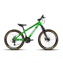 Bicicleta Vikingx Tuff Aro 26 Vmaxx Freio A Disco Mec Cambios Shimanos 21v Verde Neon Bicicleta Vikingx Tuff Aro 26 Vmaxx Freio A Disco Mec Cambios Shimanos 21v Verde Neon