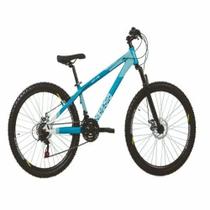 Bicicleta Vikingx X-35 Aro 26 de 21V Câmbios Importado Azul Com Branco