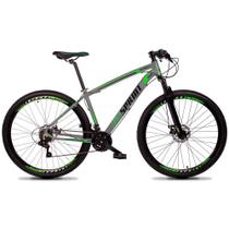 Bicicleta Volcon Aro 29 Quadro 15 Alumínio 21v Câmbio Tras. Shimano Freio Mecânico Cinza - GT Sprint