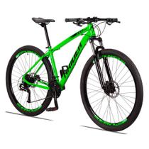 Bicicleta Z3-X PRO Aro 29 Quadro 17 Alumínio 24v Shimano Freio Disco Hidráulico Verde Neon - Raider