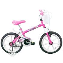 BicicletaTrack & Bikes Pinky Infantil, Aro 16, Rosa