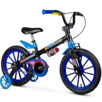 Bicicletinha Infantil Aro 16 com Rodinha Tech Boys Nathor Bicicletinha Infantil Aro 16 com Rodinha Tech Boys Nathor