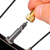 Bico Adaptador Valvula Presta Fino Para Grosso Schrader Alumínio