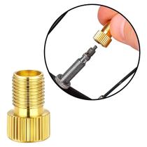 Bico Adaptador Valvula Presta Fino Para Grosso Schrader Alumínio