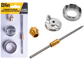 Bico Agulha Capa 1.8mm Para Pistola De Pintura The Black Tools