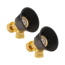 Bico Ajustável De Liga De Latão Preto Para Pulverizador Agrícola Tipo Redemoinho - Ferramenta De