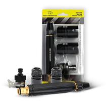 Bico Alta Pressão Jato Mangueira Água Kit 4 Pçs Lava Carro
