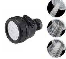 Bico Arejador Chuveirinho Torneira Cozinha Universal Preto