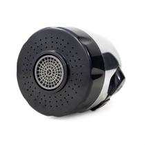 Bico Arejador Duplo Jato Abs Cromado C/preto P/ Bica Gourmet