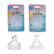 Bico BIG De Mamadeira Grande 100% Silicone Redondo ou Ortodôntico Bico BIG De Mamadeira Grande 100% Silicone Redondo ou Ortodôntico
