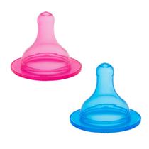 Bico BIG Mamadeira Universal 100 Silicone Redondo Menina Menino