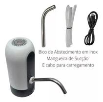 Bico Bomba Para Galão Água Puxador Elétrico Recarregável Usb