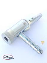 Bico c/ trava para compressor encher pneu sem retenção - PROFISSIONAL