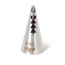 Bico Confeitar Babado Nº 90 Aço Inox 1Un Cromus Allonsy Bico Confeitar Babado Nº 90 Aço Inox 1Un Cromus Allonsy
