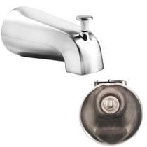 Bico de banheira de banheiro com desviador SENTO Silver Universal Bico de banheira de banheiro com desviador SENTO Silver Universal
