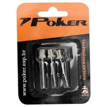 Bico de Bomba Poker Rosqueável c/ 3 Peças Bico de Bomba Poker Rosqueável c/ 3 Peças