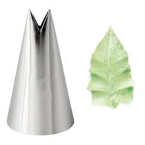 Bico de confeitar folha 366 grande wilton Bico de confeitar folha 366 grande wilton