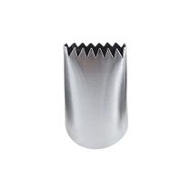 Bico de Confeitar Inox Grande Serra Cesta 1D