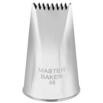 Bico de Confeitar Peq. Nº 48 Serra / Cesta Inox Sem Emenda